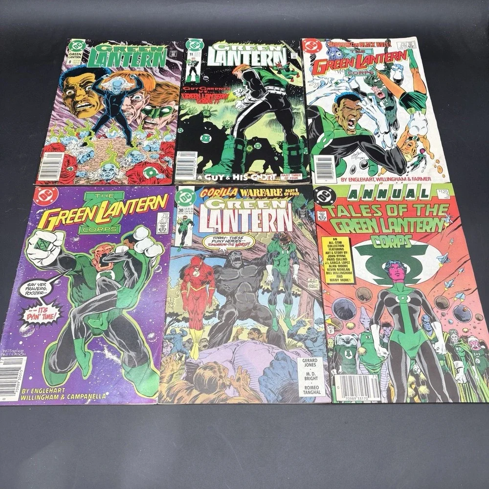 Green Lantern Comic Book Lot Guy Gardner Corps Gorilla Warfare Annual 80s DC